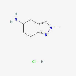 2-Methyl-4,5,6,7-tetrahydro-2H-indazol-5-amine hydrochloride