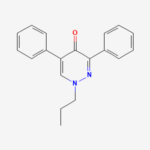 4(1H)-Pyridazinone, 3,5-diphenyl-1-propyl-