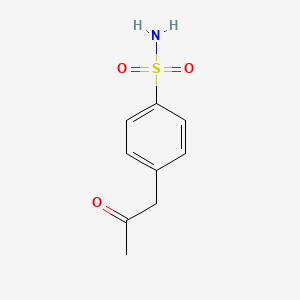4-(2-Oxopropyl)benzene-1-sulfonamide