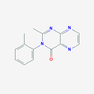 2-Methyl-3-(o-tolyl)-4(3H)-pteridinone