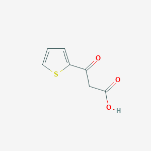 molecular formula C7H6O3S B8688421 3-Oxo-3-thiophen-2-yl-propionic acid 
