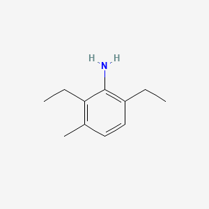 molecular formula C11H17N B8688470 2,6-Diethyl-m-toluidine CAS No. 67330-61-4
