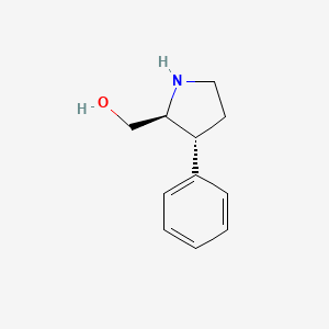 ((2s,3r)-3-Phenylpyrrolidin-2-yl)methanol