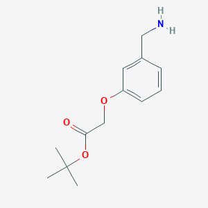 molecular formula C13H19NO3 B8688617 t-Butyl [3-(aminomethyl)phenoxy]acetate 