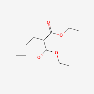 molecular formula C12H20O4 B8688677 Diethyl 2-(cyclobutylmethyl)malonate CAS No. 21782-47-8