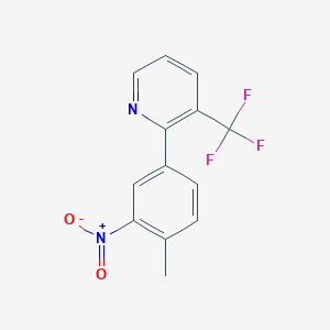 2-(4-Methyl-3-nitrophenyl)-3-(trifluoromethyl)pyridine