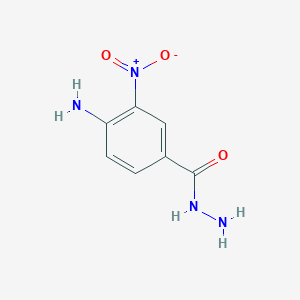 molecular formula C7H8N4O3 B8688834 4-Amino-3-nitrobenzohydrazide 