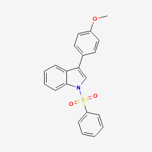 3-(4-methoxyphenyl)-1-(phenylsulfonyl)-1H-indole