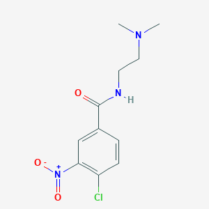 4-chloro-N-[2-(dimethylamino)ethyl]-3-nitrobenzamide