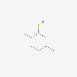 molecular formula C8H16S B8688898 2,5-Dimethylcyclohexane-1-thiol 