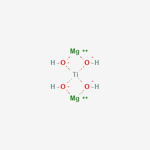 molecular formula Mg2O4Ti B086889 Magnesium titanium oxide (Mg2TiO4) CAS No. 12032-52-9