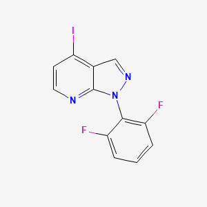 1-(2,6-Difluorophenyl)-4-iodo-1H-pyrazolo[3,4-B]pyridine