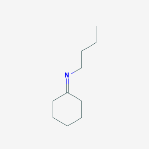 molecular formula C10H19N B8689016 Butyl-cyclohexylideneamine CAS No. 6407-39-2