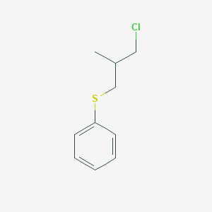 [(3-Chloro-2-methylpropyl)sulfanyl]benzene