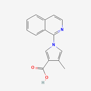 1-(Isoquinolin-1-yl)-4-methyl-1H-pyrrole-3-carboxylic acid
