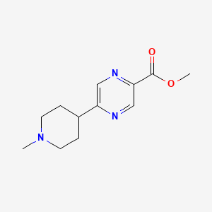 Methyl 5-(1-methylpiperidin-4-yl)pyrazine-2-carboxylate