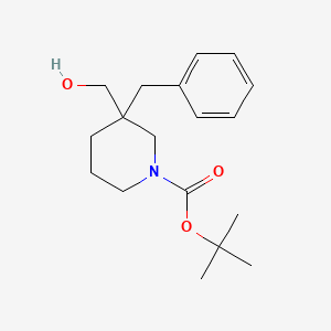 Tert-butyl 3-benzyl-3-(hydroxymethyl)piperidine-1-carboxylate