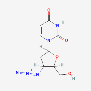 1-[4-Azido-5-(hydroxymethyl)oxolan-2-yl]pyrimidine-2,4-dione
