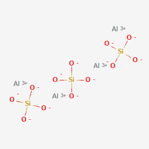 molecular formula Al4O12Si3 B8689130 Tetraaluminum;trisilicate 