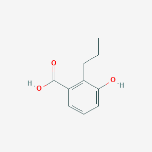molecular formula C10H12O3 B8689176 3-Hydroxy-2-propyl-benzoic acid 