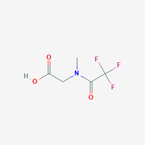 molecular formula C5H6F3NO3 B8689197 2-(2,2,2-Trifluoro-N-Methylacetamido)Acetic Acid CAS No. 35141-11-8