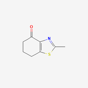 molecular formula C8H9NOS B8689222 2-methyl-6,7-dihydrobenzo[d]thiazol-4(5H)-one 