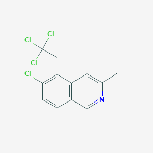 6-Chloro-3-methyl-5-(2,2,2-trichloroethyl)isoquinoline