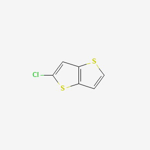 molecular formula C6H3ClS2 B8689315 2-Chlorothieno[3,2-b]thiophene 