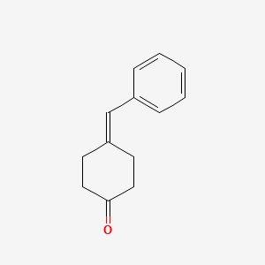 molecular formula C13H14O B8689321 4-Benzylidenecyclohexanone 