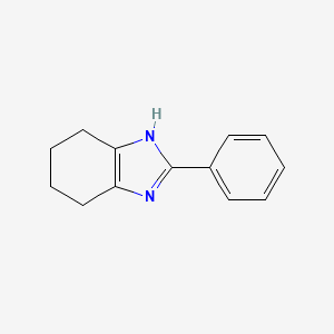 molecular formula C13H14N2 B8689324 2-phenyl-4,5,6,7-tetrahydro-1H-benzimidazole 