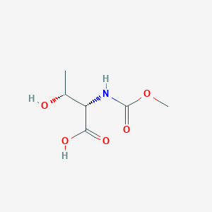 molecular formula C6H11NO5 B8689353 (Methoxycarbonyl)-L-threonine 