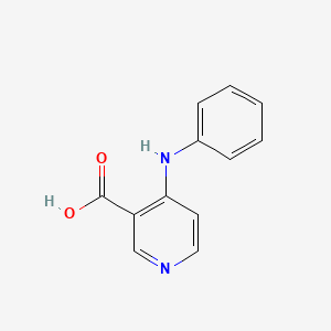 molecular formula C12H10N2O2 B8689398 4-(Phenylamino)nicotinic acid 