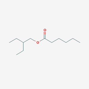 molecular formula C12H24O2 B8689438 2-Ethylbutyl hexanoate CAS No. 91933-26-5