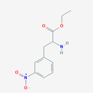 molecular formula C11H14N2O4 B8689462 Ethyl 2-amino-3-(3-nitrophenyl)propanoate 