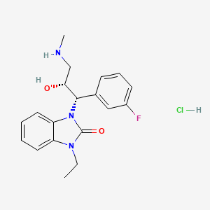 1-ethyl-3-[(1S,2R)-1-(3-fluorophenyl)-2-hydroxy-3-(methylamino)propyl]-1,3-dihydro-2H-benzimidazol-2-one hydrochloride