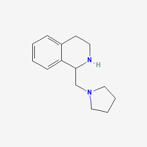molecular formula C14H20N2 B8689530 1-(Pyrrolidin-1-ylmethyl)-1,2,3,4-tetrahydroisoquinoline 