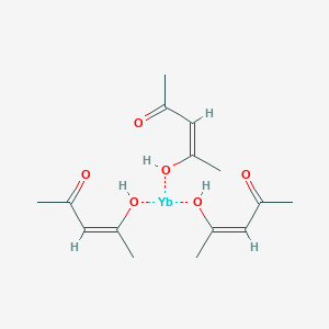 molecular formula C15H21O6Yb B086896 (Z)-4-羟基戊-3-烯-2-酮；镱 CAS No. 14284-98-1