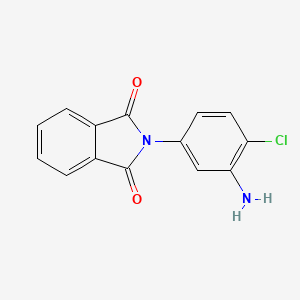 1H-Isoindole-1,3(2H)-dione, 2-(3-amino-4-chlorophenyl)-