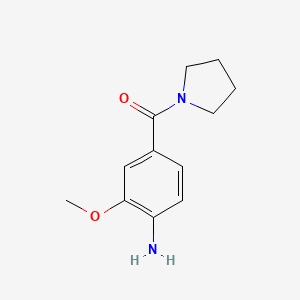 (4-Amino-3-methoxyphenyl)(pyrrolidin-1-yl)methanone