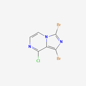 1,3-Dibromo-8-chloroimidazo[1,5-a]pyrazine