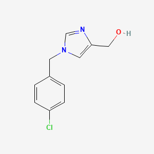 [1-[(4-Chlorophenyl)methyl]imidazol-4-yl]methanol