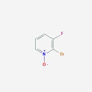 molecular formula C5H3BrFNO B8689793 2-Bromo-3-fluoropyridine 1-oxide 