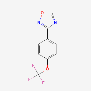3-(4-(Trifluoromethoxy)phenyl)-1,2,4-oxadiazole