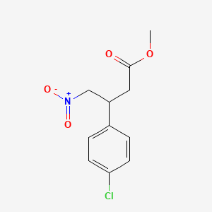 Methyl 3-(4-chlorophenyl)-4-nitrobutanoate