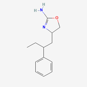 molecular formula C13H18N2O B8689882 4-(2-Phenylbutyl)-4,5-dihydro-1,3-oxazol-2-amine 