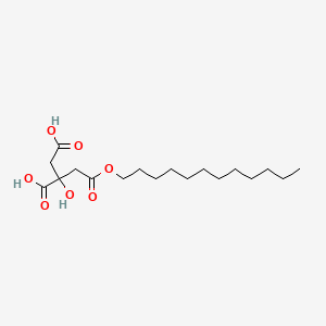 Dodecyl dihydrogen 2-hydroxypropane-1,2,3-tricarboxylate
