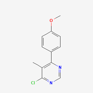 4-Chloro-6-(4-methoxyphenyl)-5-methylpyrimidine