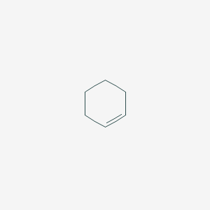 molecular formula C6H10 B086901 Cyclohexene CAS No. 110-83-8