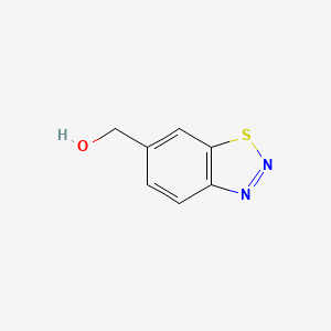 molecular formula C7H6N2OS B8690166 1,2,3-benzothiadiazol-6-ylmethanol 