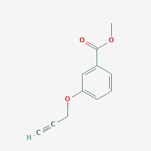 molecular formula C11H10O3 B8690331 Methyl 3-(prop-2-yn-1-yloxy)benzoate 
